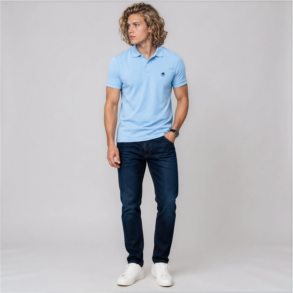 Polo Acquaformosa - Light Blue