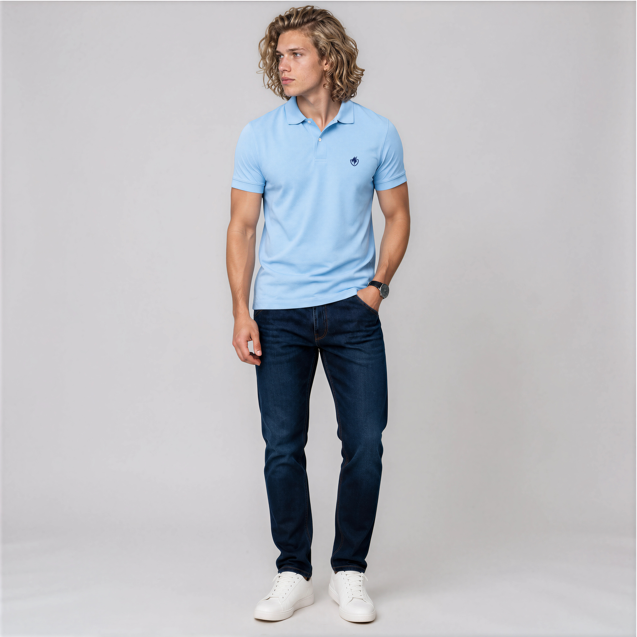 Polo Acquaformosa - Light Blue