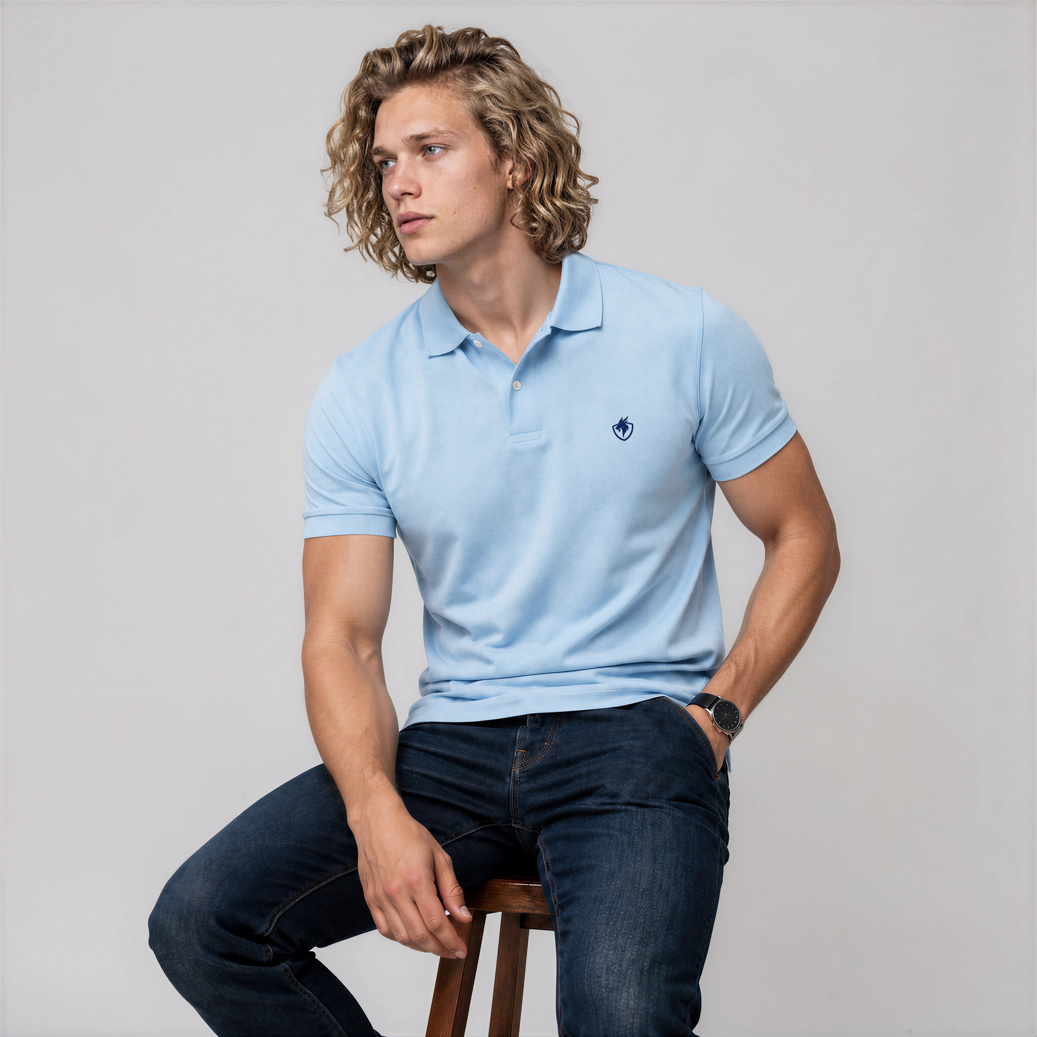 Polo Acquaformosa - Light Blue